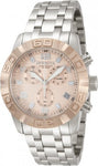 Invicta 80371 Men's Pro Diver Swiss Quartz Rose Gold Face, Stainless Steel Watch