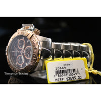 Invicta 10649 Men's Subaqua Noma II Chronograph Brown Dial Stainless Steel Watch