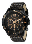 Invicta Men's 24554 Aviator Quartz Multifunction Black Dial Watch