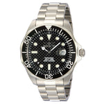 Invicta Men's 12562 Pro Diver Quartz 3 Hand Black Dial Watch