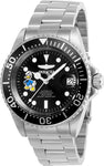 Invicta Men's 24396 Disney Automatic 3 Hand Black Dial Watch