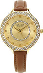 SO & CO New York Women's 5241.4 Brown Leather Watch