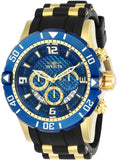 Invicta Men's 23704 Pro Diver Quartz Chronograph Blue Dial Watch