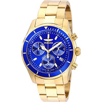 Invicta Men's 26056 Pro Diver Quartz Chronograph Blue Dial Watch
