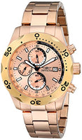 Invicta Men's 17755 Specialty Quartz Multifunction Rose Gold Dial Watch
