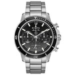 Bulova Marine Star Chronograph Mens Watch, Stainless Steel , Silver-Tone (Model: 96B272)