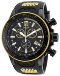 Invicta 19577 Men's Jason Taylor Chrono Gold Tone Accented Black Dial Dive Watch