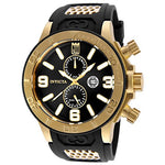 Invicta Men's 25187 Jason Taylor Quartz Multifunction Black Dial Watch