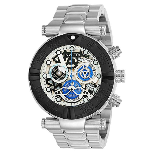 Invicta Men's 24987 Subaqua Quartz Chronograph Silver, Black, Rose Gold Dial Watch