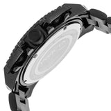 Invicta 21958 Men's Pro Diver Black Steel Bracelet & Case Quartz Analog Watch