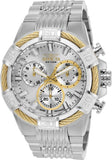 Invicta Men's 25863 Bolt Quartz Chronograph Silver Dial Watch