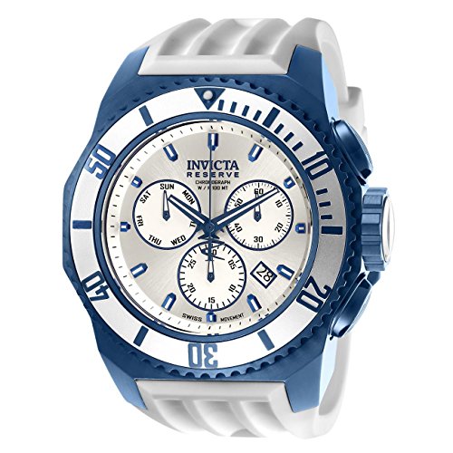 Invicta Men's 25733 Russian Diver Quartz Chronograph Silver Dial Watch
