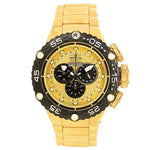 Invicta Men's 21676 Subaqua Quartz Chronograph Gold, Black Dial Watch