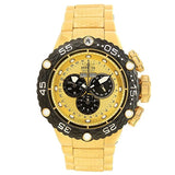 Invicta Men's 21676 Subaqua Quartz Chronograph Gold, Black Dial Watch