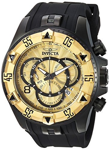 Invicta Men's 24277 Excursion Quartz Multifunction Gold Dial Watch