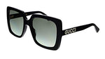 Gucci GG0418S Black/Crystal/Grey Gradient One Size